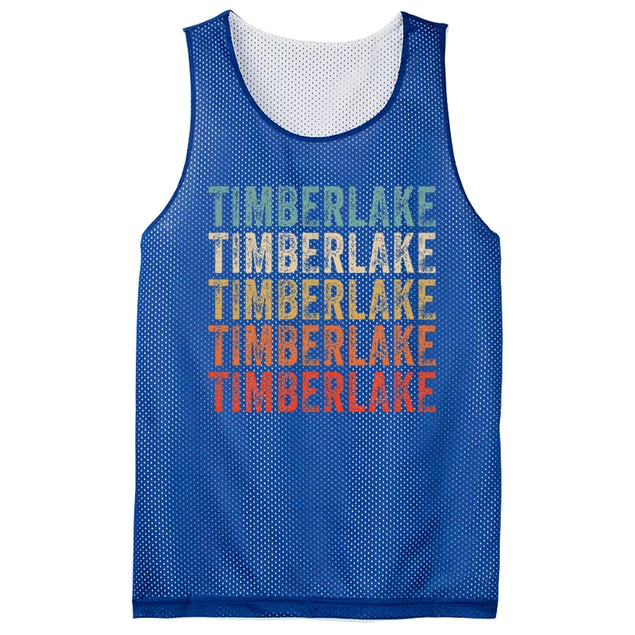 Timberlake Personalized Name I Love Timberlake Mesh Reversible Basketball Jersey Tank