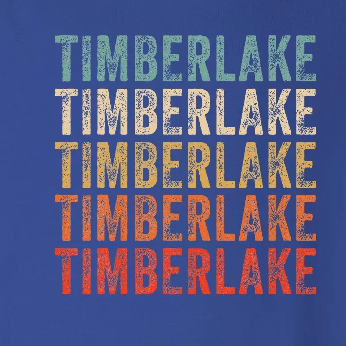 Timberlake Personalized Name I Love Timberlake Toddler Long Sleeve Shirt