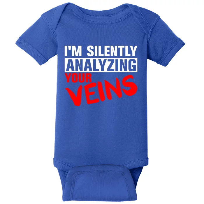 Travel Phlebotomist Nurse Vampire Funny Phlebotomist Gift Baby Bodysuit