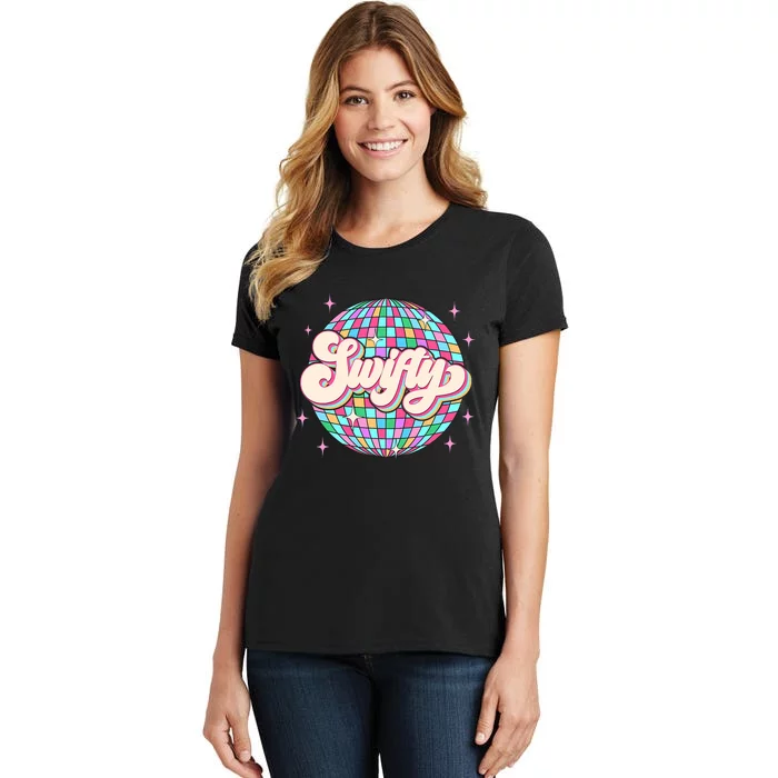 Taylor Personalized Name I Love Taylor Girl Groovy 70s Disco Women's T-Shirt