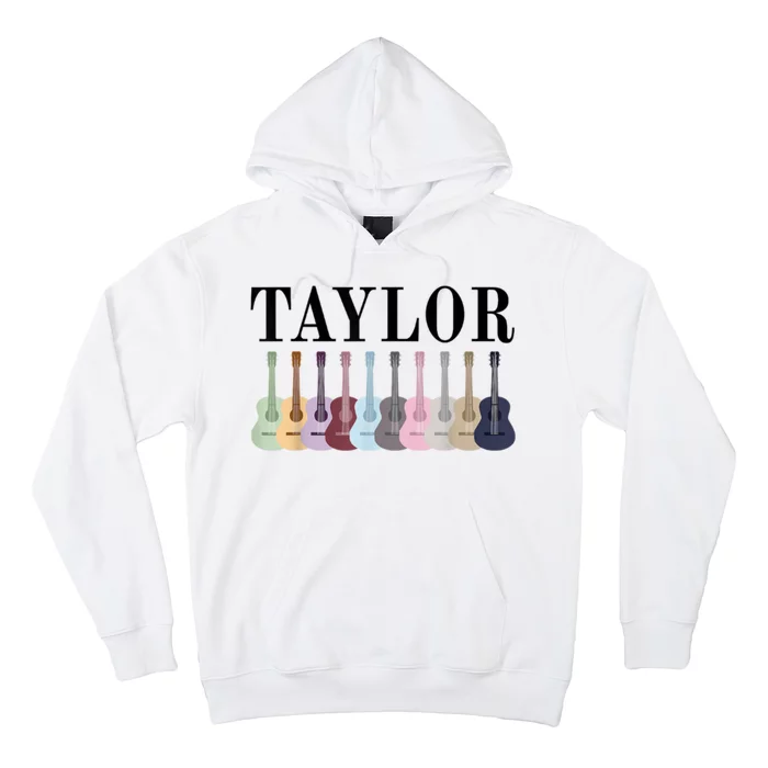 Taylor Personalized Name I Love Taylor Girl Groovy 70S Hoodie