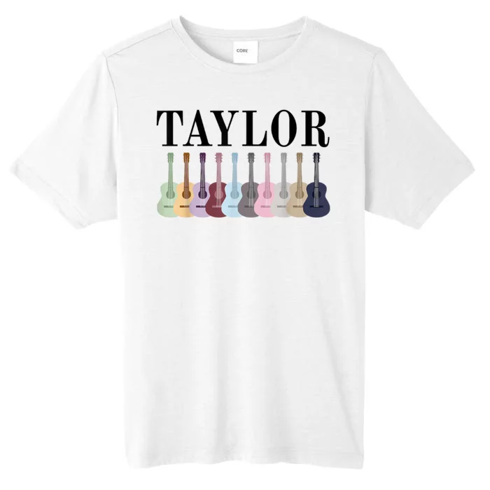 Taylor Personalized Name I Love Taylor Girl Groovy 70S ChromaSoft Performance T-Shirt