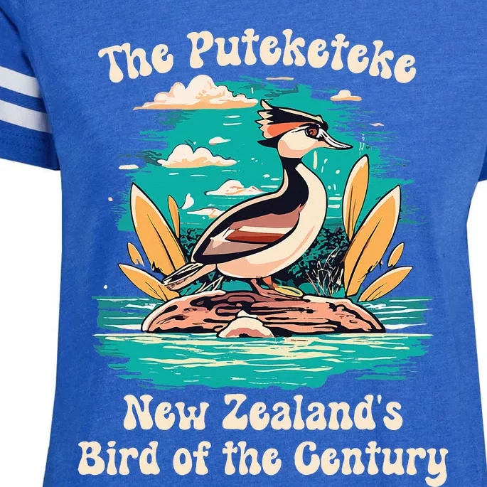 The Puteketeke New ZealandS Bird Of The Century Enza Ladies Jersey Football T-Shirt