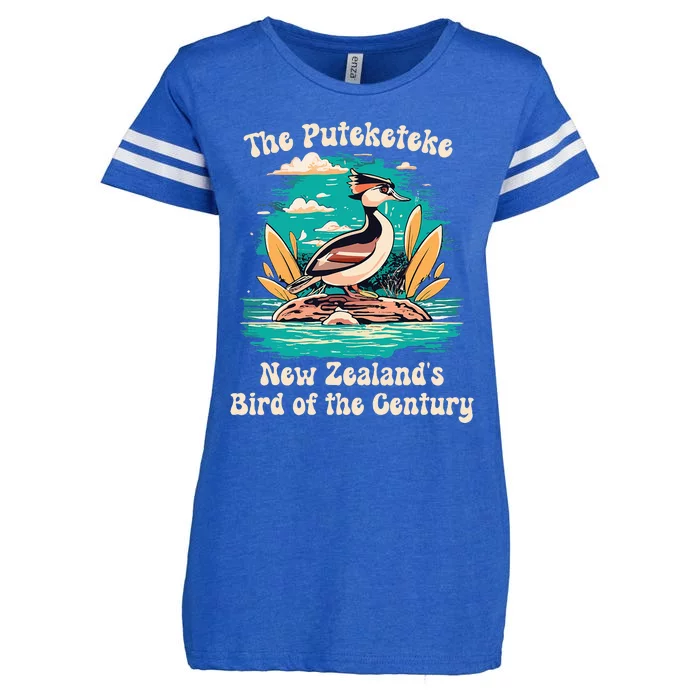 The Puteketeke New ZealandS Bird Of The Century Enza Ladies Jersey Football T-Shirt