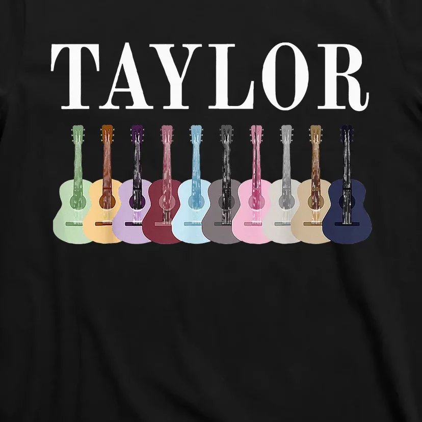 Taylor Personalized Name I Love Taylor Girl Groovy 70S T-Shirt