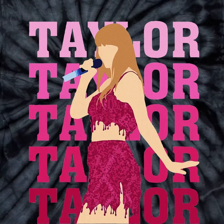 Taylor Personalized Name I Love Taylor Tie-Dye T-Shirt