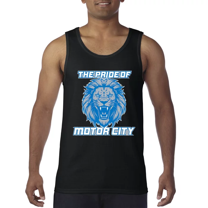 The Pride Of Motor City Hometown Detroit Tank Top