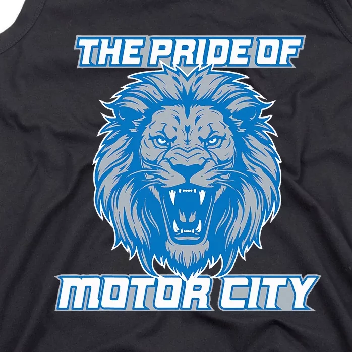 The Pride Of Motor City Hometown Detroit Tank Top