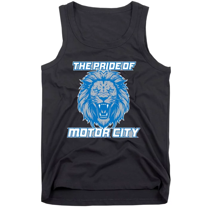 The Pride Of Motor City Hometown Detroit Tank Top