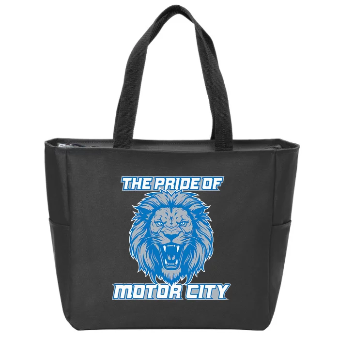 The Pride Of Motor City Hometown Detroit Zip Tote Bag