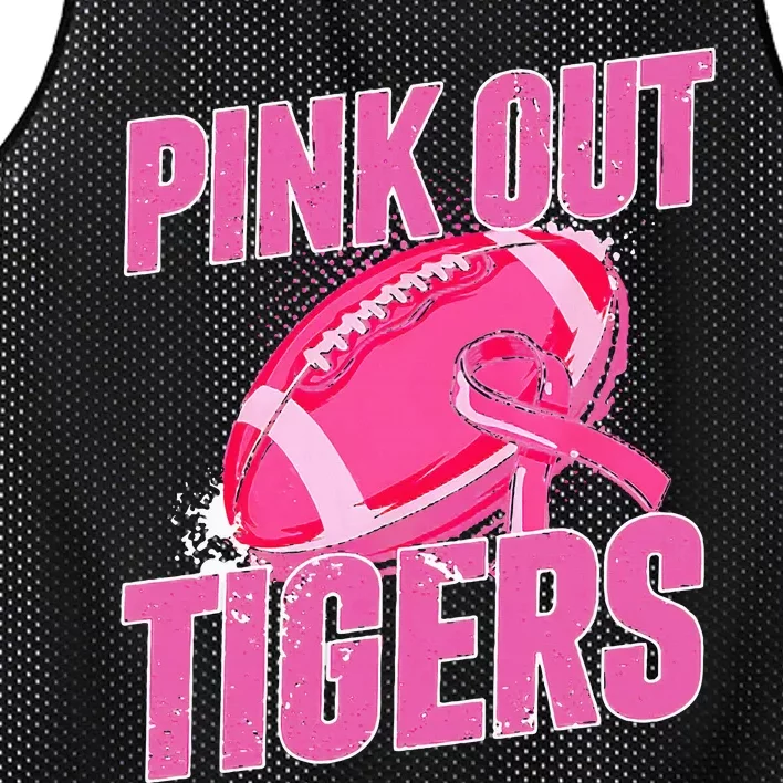 Tigers P.I.N.K. Out Football Tackle Breast Cancer Mesh Reversible Basketball Jersey Tank