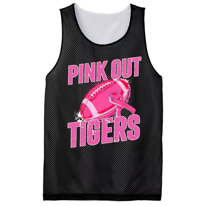 Tigers P.I.N.K. Out Football Tackle Breast Cancer Mesh Reversible Basketball Jersey Tank