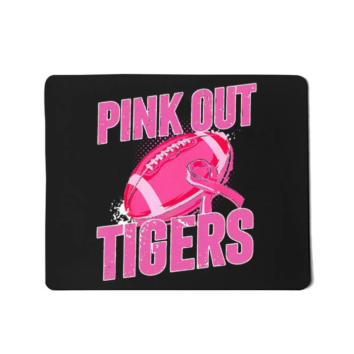 Tigers P.I.N.K. Out Football Tackle Breast Cancer Mousepad