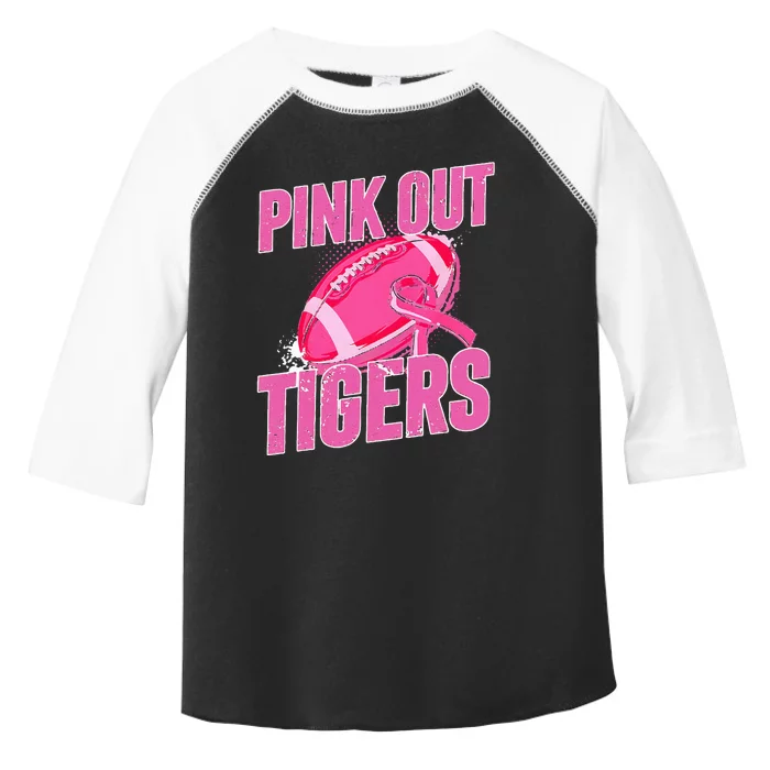 Tigers P.I.N.K. Out Football Tackle Breast Cancer Toddler Fine Jersey T-Shirt