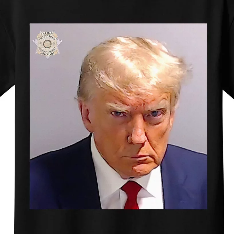 Trump Plain Original Mug Shot Classic Georgia Style Kids T-Shirt