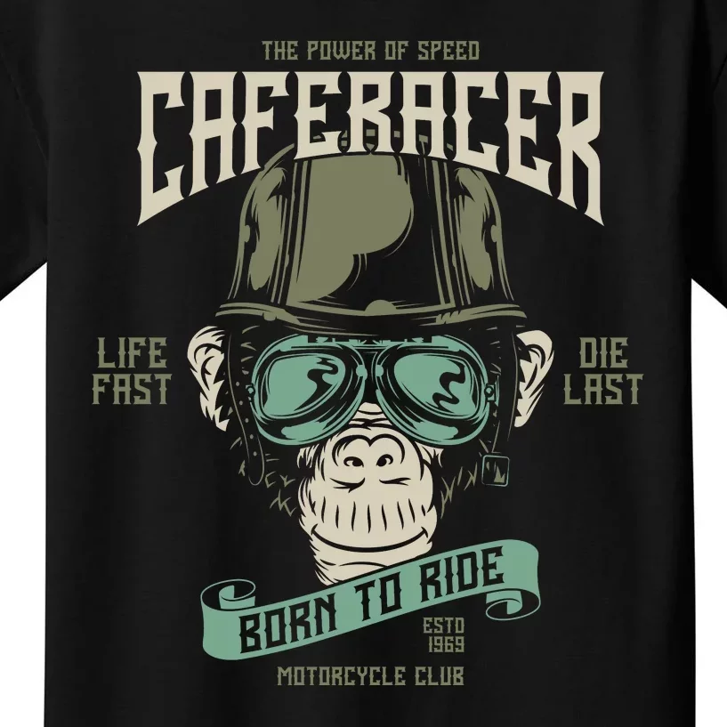 The Power Of Caferacer Motorcycle Kids T-Shirt