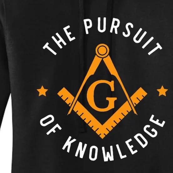 The Pursuit Of Knowledge Mason Fraternal Smib Freemason Women's Pullover Hoodie