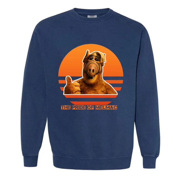 The Pride Of Melmac Alf Alien Vintage Garment-Dyed Sweatshirt