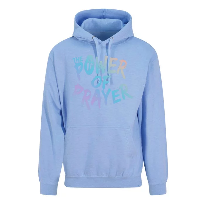 The Power Of Prayer Gift National Day Of Prayer Event Gift Funny Gift Unisex Surf Hoodie