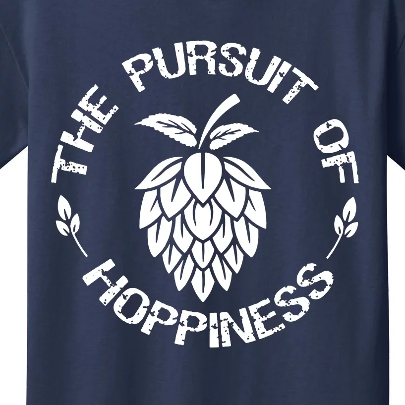 The Pursuit Of Hoppiness Kids T-Shirt