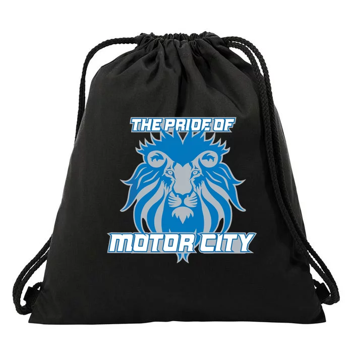 The Pride Of Motor City Hometown Drawstring Bag