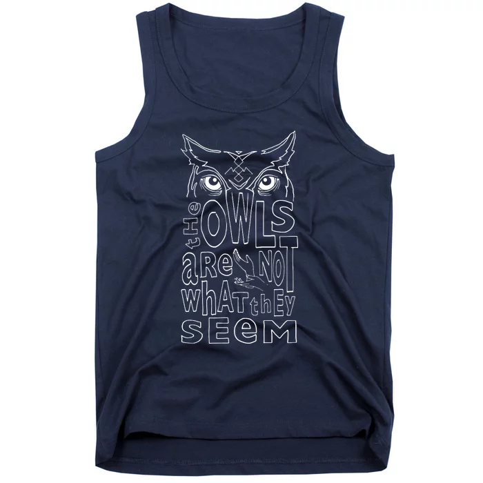 Twin Peaks Owls Are Not What They Seem Graphic Tank Top