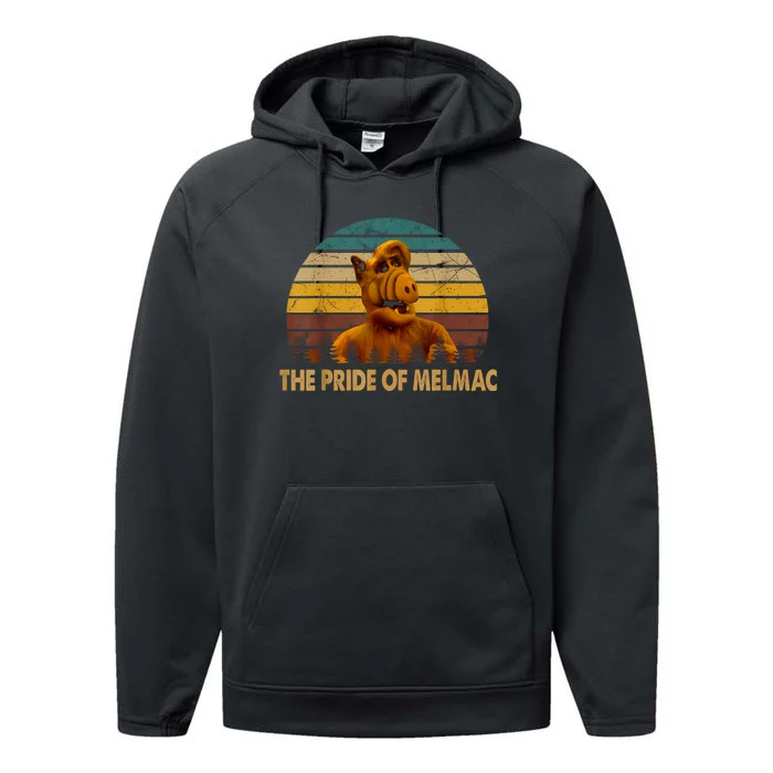 The Pride Of Melmac Alf Alien Vintage Performance Fleece Hoodie