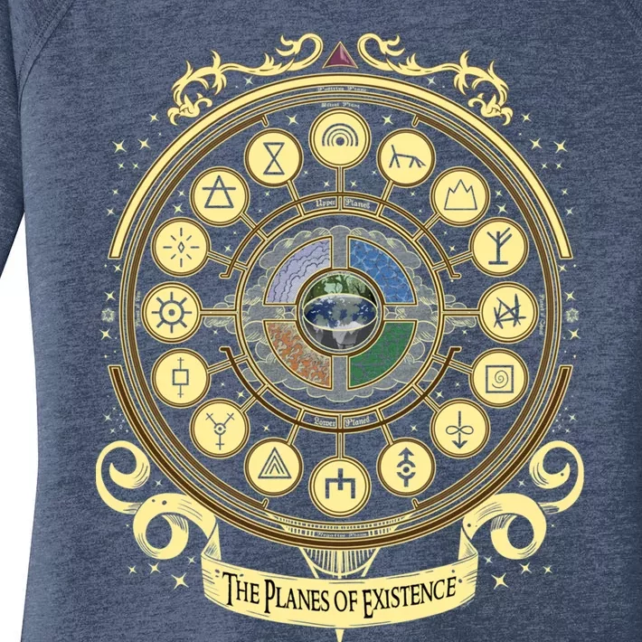 The Planes Of Existence Women's Perfect Tri Tunic Long Sleeve Shirt