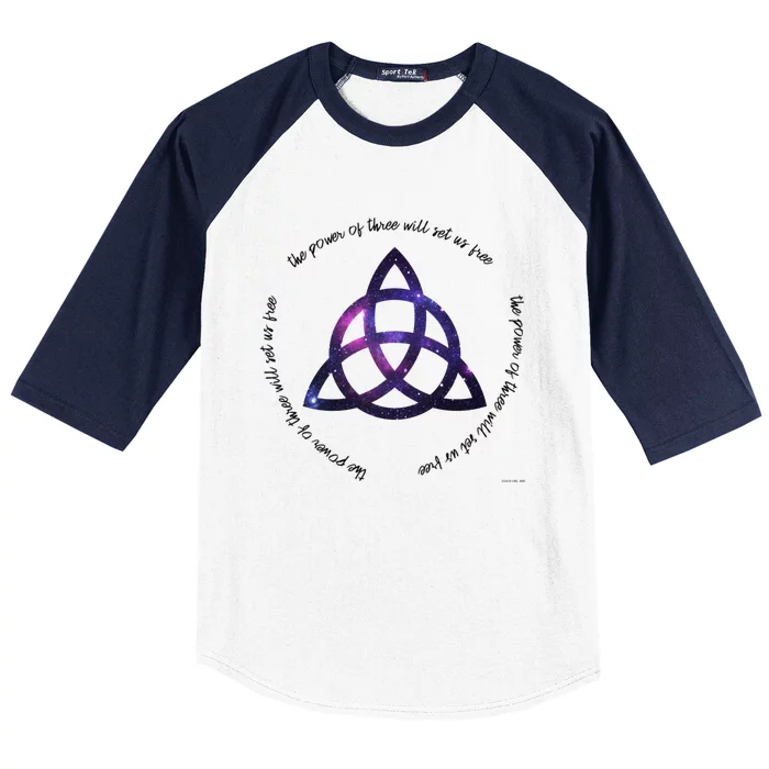 The Power Of Three Charmed Baseball Sleeve Shirt