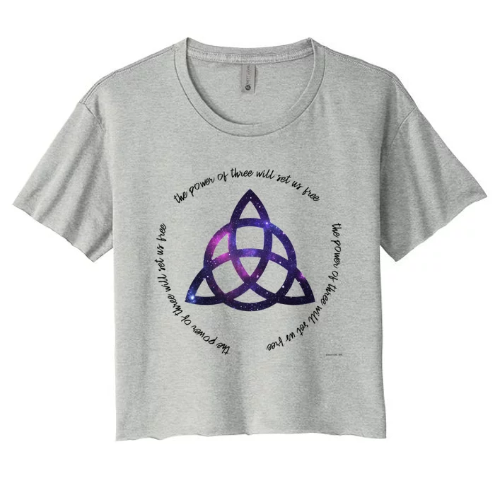 The Power Of Three Charmed Women's Crop Top Tee