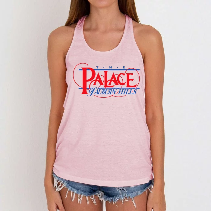 The Palace Of Auburn Hills Women's Knotted Racerback Tank