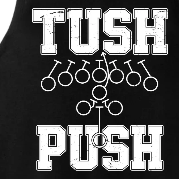 Tush Push Philadelphia Football Ladies Tri-Blend Wicking Tank