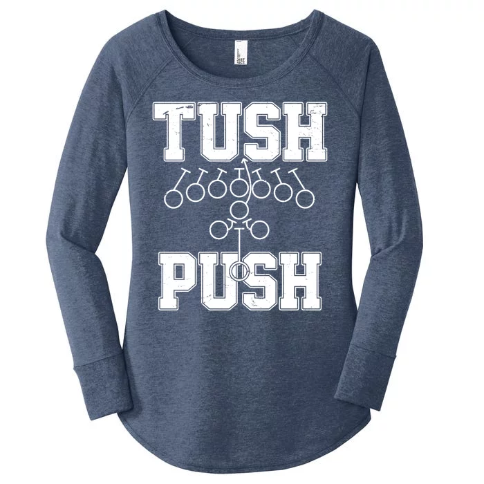 Tush Push Philadelphia Football Women's Perfect Tri Tunic Long Sleeve Shirt