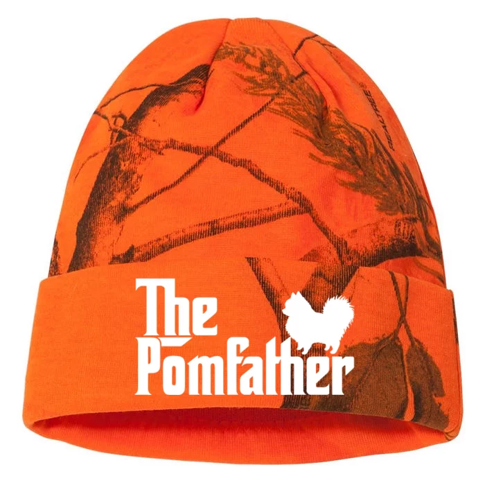 The Pomfather Pomeranian Owner Fathers Day Dog Lover Kati - 12in Camo Beanie