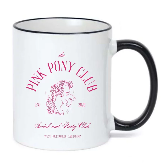 The Pink Pony Club Social And Party Club Black Color Changing Mug