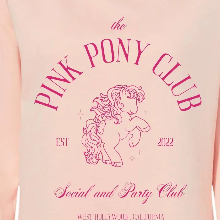 The Pink Pony Club Social And Party Club Womens California Wash Sweatshirt