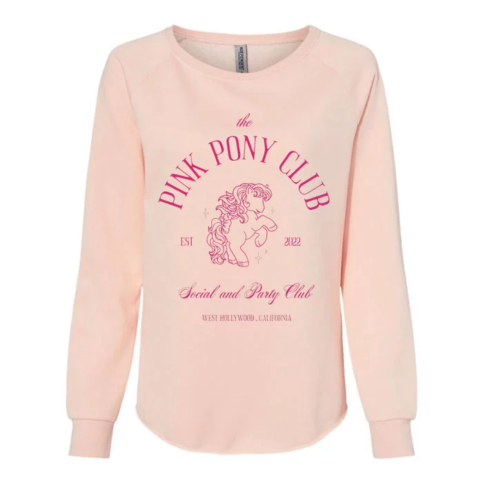 The Pink Pony Club Social And Party Club Womens California Wash Sweatshirt