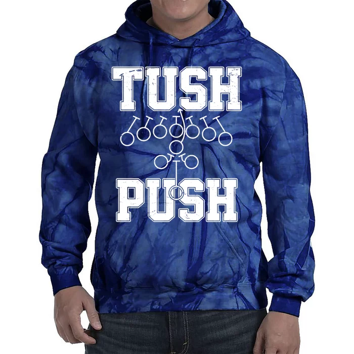 Tush Push Philadelphia Football Tie Dye Hoodie