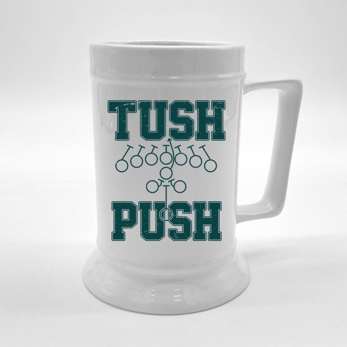 Tush Push Philadelphia Football Front & Back Beer Stein