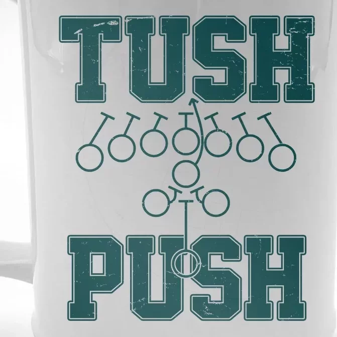 Tush Push Philadelphia Football Front & Back Beer Stein