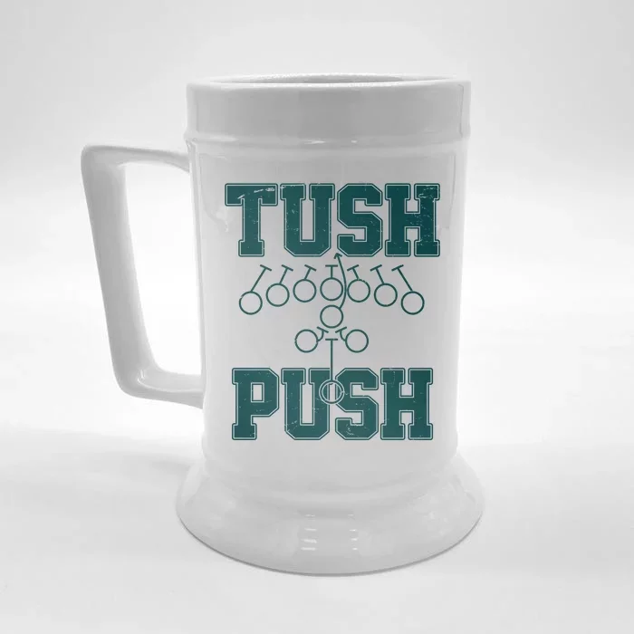 Tush Push Philadelphia Football Front & Back Beer Stein