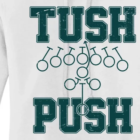 Tush Push Philadelphia Football Women's Pullover Hoodie