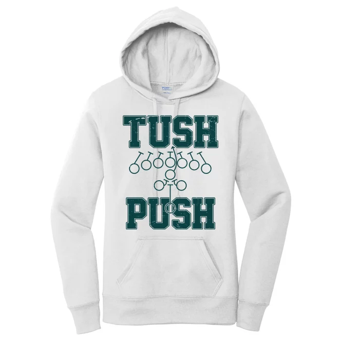 Tush Push Philadelphia Football Women's Pullover Hoodie