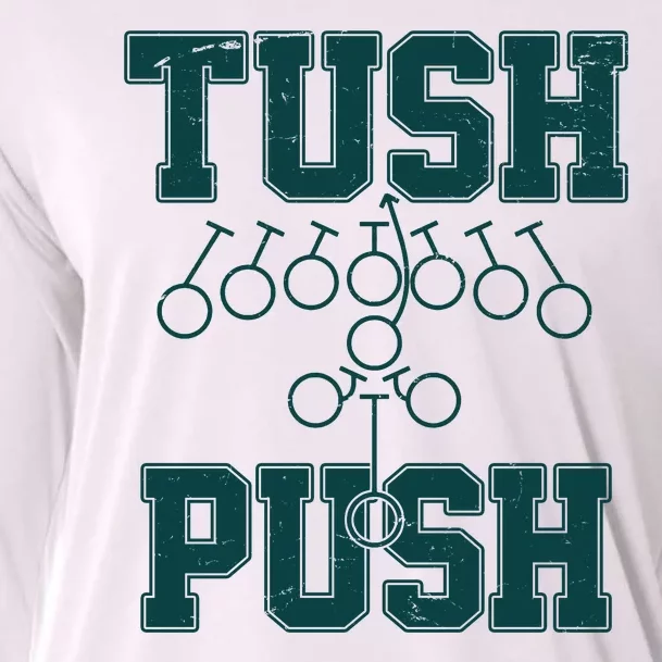 Tush Push Philadelphia Football Cooling Performance Long Sleeve Crew