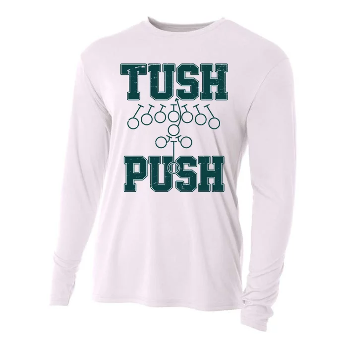 Tush Push Philadelphia Football Cooling Performance Long Sleeve Crew