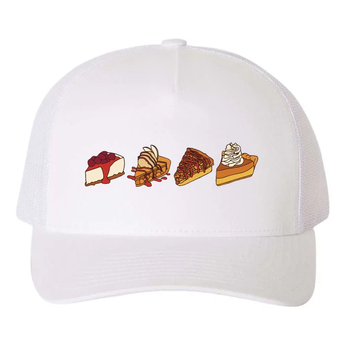 Thanksgiving Pie Pumpkin Yupoong Adult 5-Panel Trucker Hat