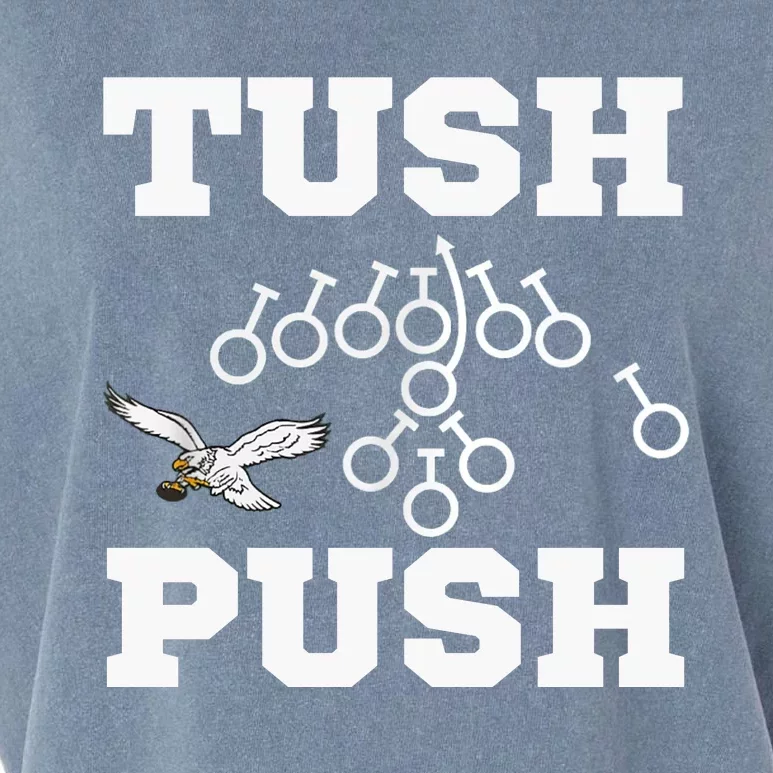 Tush Push Philadelphia Football Garment-Dyed Women's Muscle Tee