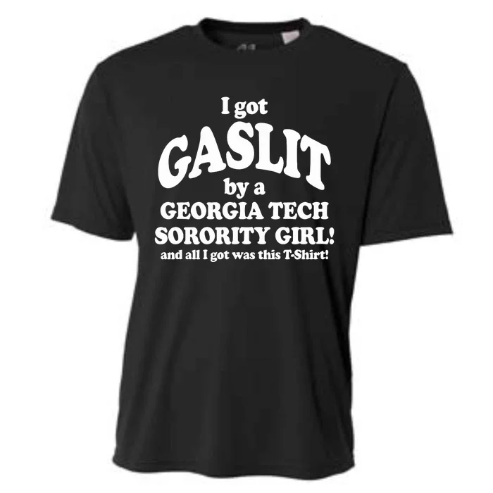 The People’S Princess I Got Gaslit By A Georgia Cooling Performance Crew T-Shirt