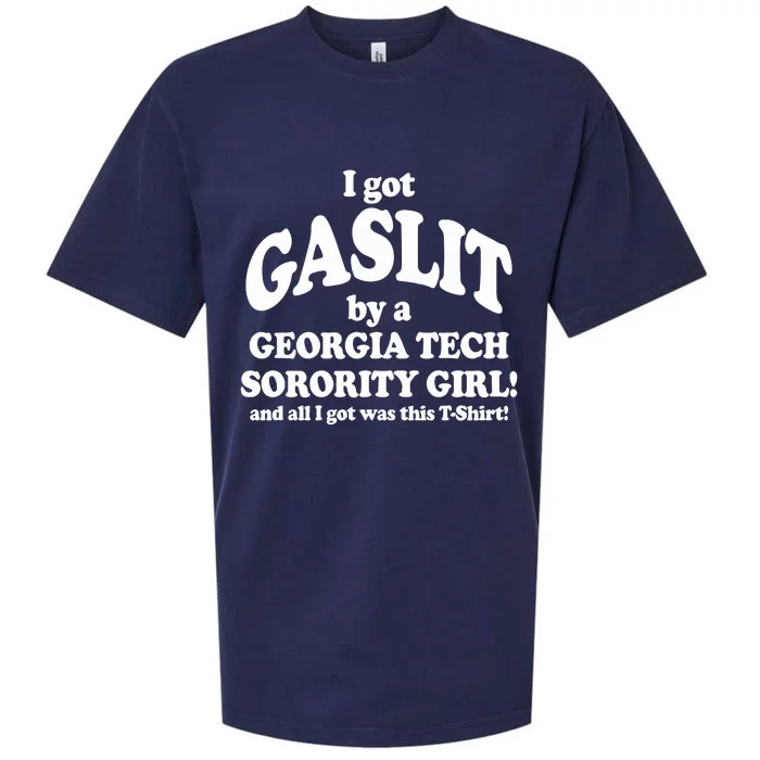 The People’S Princess I Got Gaslit By A Georgia Sueded Cloud Jersey T-Shirt