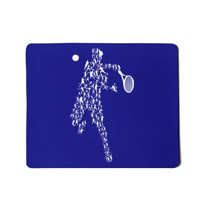 Tennis Positions Player Balls Funny Racket Game Outfit Mousepad